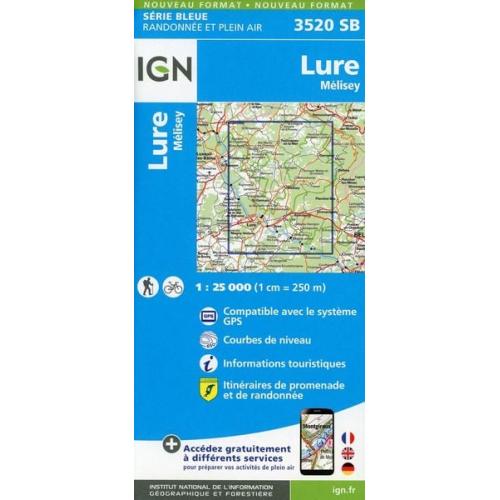 Collectif Ign - Lure.Mélisey 1:25 000