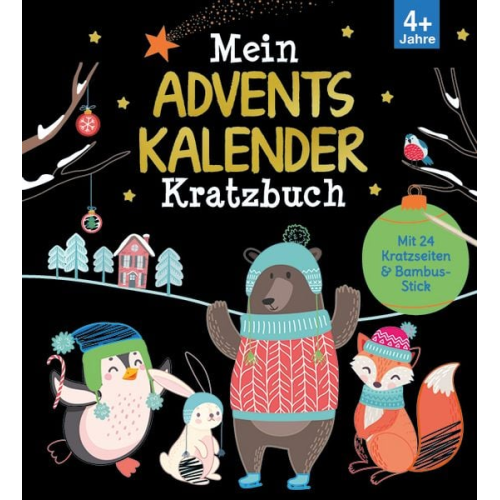 Mein Adventskalender-Kratzbuch