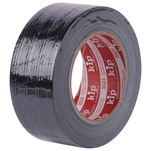 kip® 3824 Gewebeband schwarz 50,0 mm x 50,0 m 1 St.