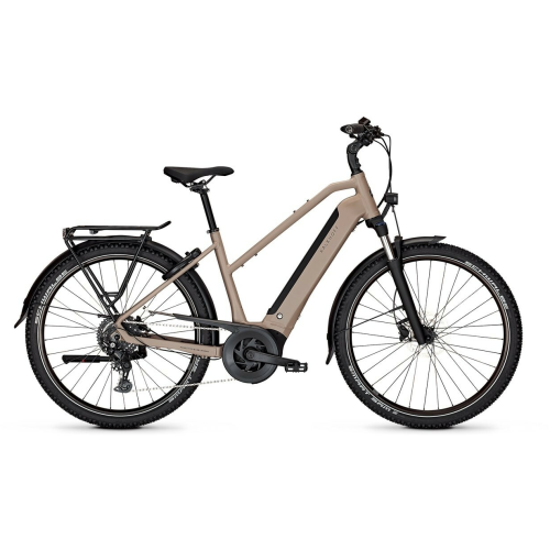 Kalkhoff ENTICE 3 MOVE (500 Wh), 9 Gang Kettenschaltung, Damenfahrrad, Trapez, Modell 2025, 27 Zoll 43 cm moonstonegrey matt