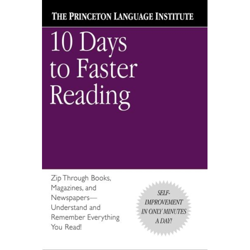 The Princeton Language Institute Abby Marks-Beale - 10 Days to Faster Reading