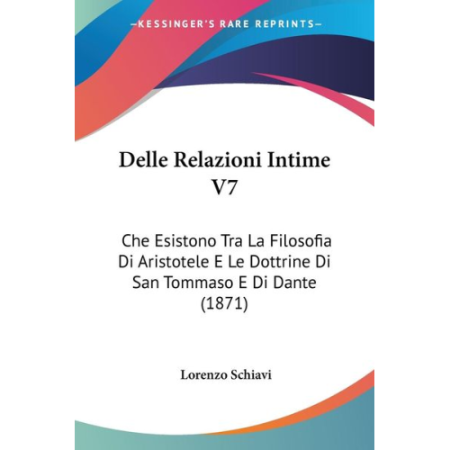 Lorenzo Schiavi - Delle Relazioni Intime V7