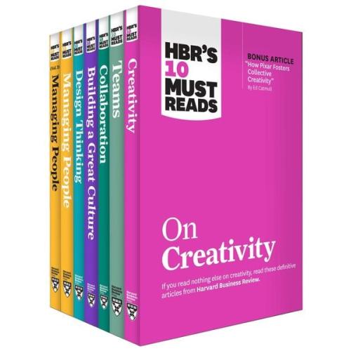Harvard Business Review Clayton M. Christensen Indra Nooyi Marcus Buckingham Adam Grant - Hbr's 10 Must Reads on Creative Teams Collection (7 Books)
