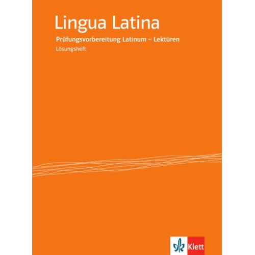 "Lingua Latina ""ex efef""/Lösh. z. Prüfungsvorbereitung