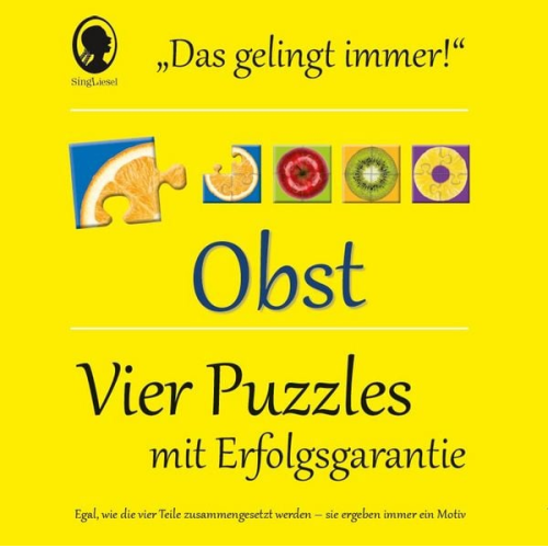 Das "Gelingt immer"-Puzzle Obst. Das Puzzle-Spiel für Senioren mit Demenz