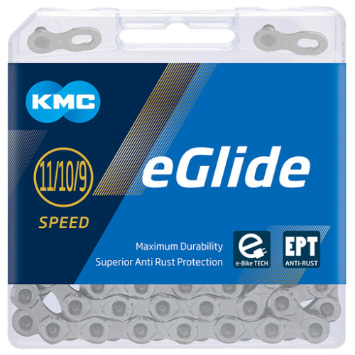 KMC Kette eGlide EPT (118 Glieder) silber