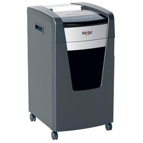 Rexel XP516+ Aktenvernichter mit Partikelschnitt P-5, 2 x 15 mm, bis 16 Blatt, grau