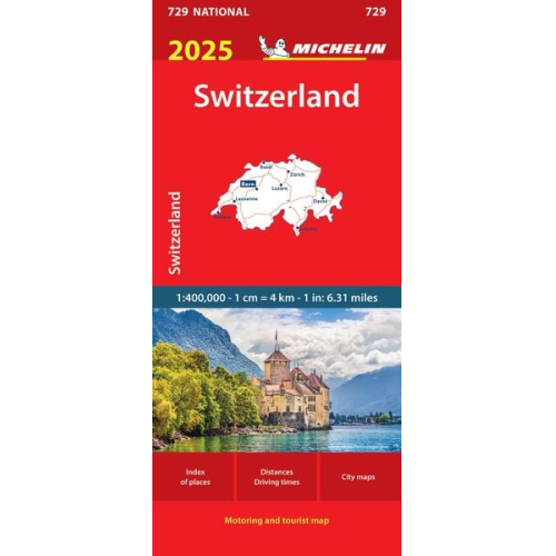 Michelin - Switzerland 2025 - Michelin National Map 729