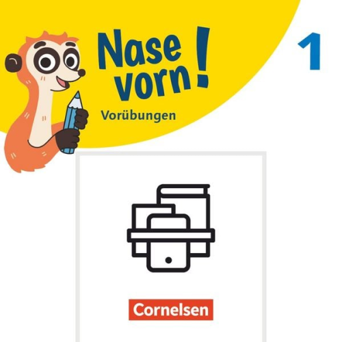 Nase vorn! 1. Schuljahr - Basiskompetenzen Mathe - Motorische Grundübungen und mathematische Vorübungen - 2 Übungshefte im Paket mit Lösungen