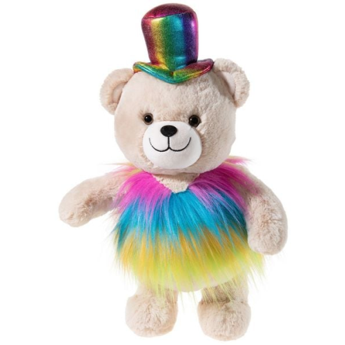 Heunec 324770 - Bär Wim Wonderman, Teddybär, Plüsch, 45cm, Tanzbär im Regenbogen-Zauber