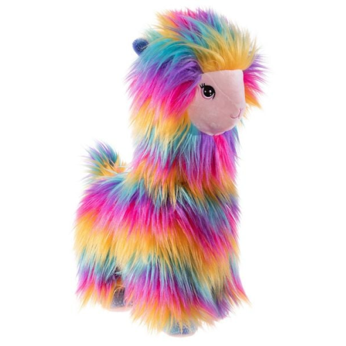 Heunec 324879 - Alpaka Wilma Wunder 40cm, Plüsch, Regenbogenfarben