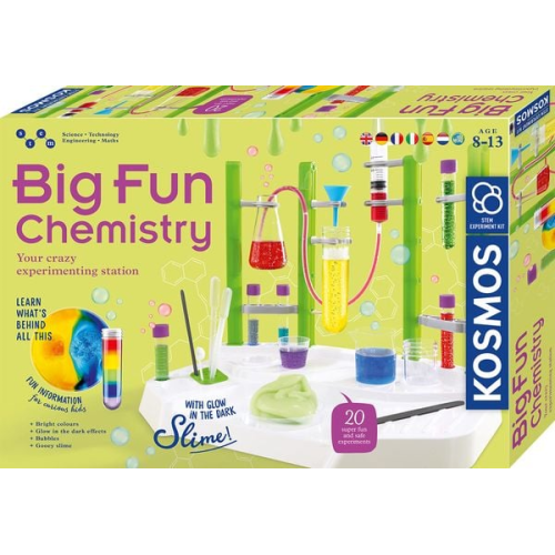 KOSMOS 617400 - Big Fun Chemistry, Chemie-Station, Slime-Kinderlabor