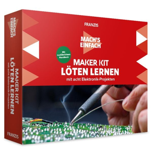 FRANZIS 67122 Mach's einfach Maker Kit Löten lernen