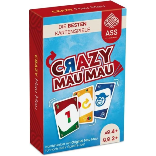 ASS Altenburger 10050598-000 - Mau Mau Crazy, Familienspiel