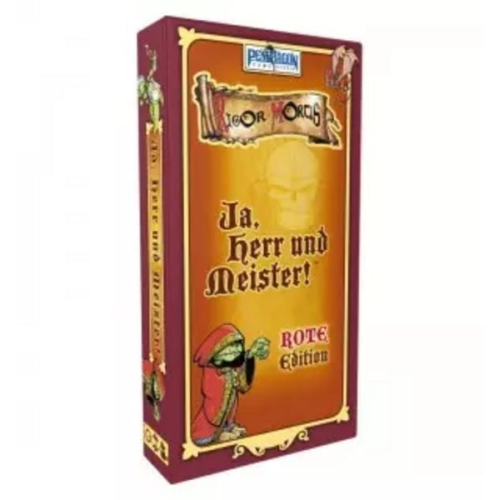 Ja, Herr und Meister ROT
