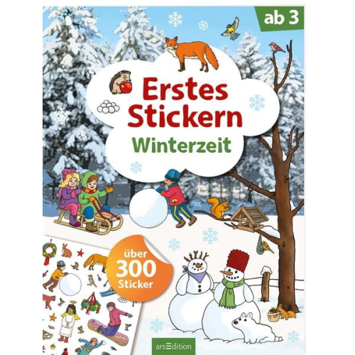 Erstes Stickern – Winterzeit