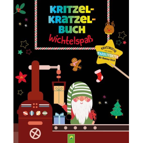 Kritzel-Kratzel-Buch Wichtelspaß