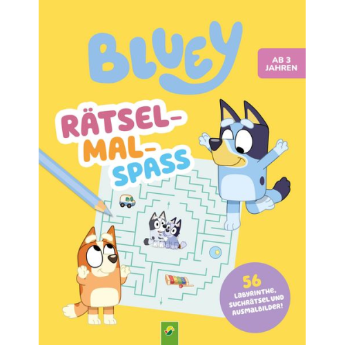 Schwager & Steinlein Verlag - Bluey Rätsel-Mal-Spaß
