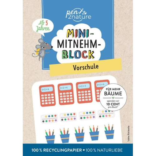 Pen2nature - Mini-Mitnehm-Block Vorschule