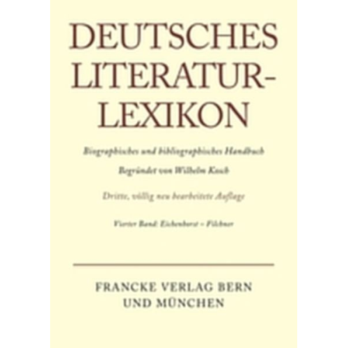 Wilhelm Kosch - Deutsches Literatur-Lexikon / Eichenhorst - Filchner
