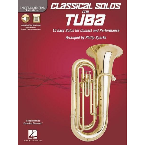 Philip (CRT) Sparke - Classical Solos for Tuba: 15 Easy Solos for Contest and Performance [With CD (Audio)]
