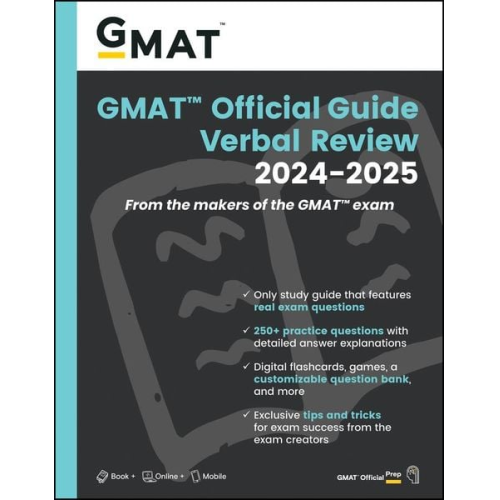 GMAC - GMAT Official Guide Verbal Review 2024-2025: Book + Online Question Bank