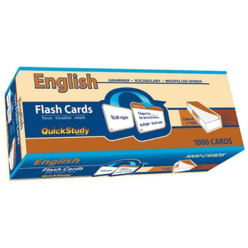 Barcharts Inc - English Flash Cards (1000 Cards)