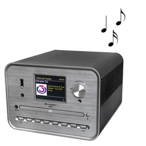 soundmaster ICD1050SW Internetradio grau