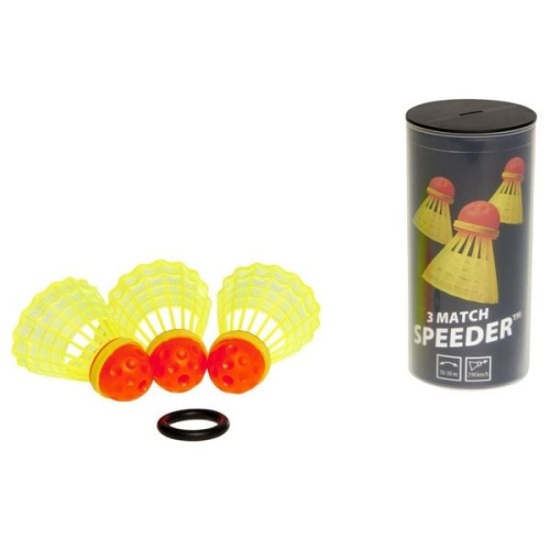 Speedminton 400223 - Speedertube 3er Matchpack