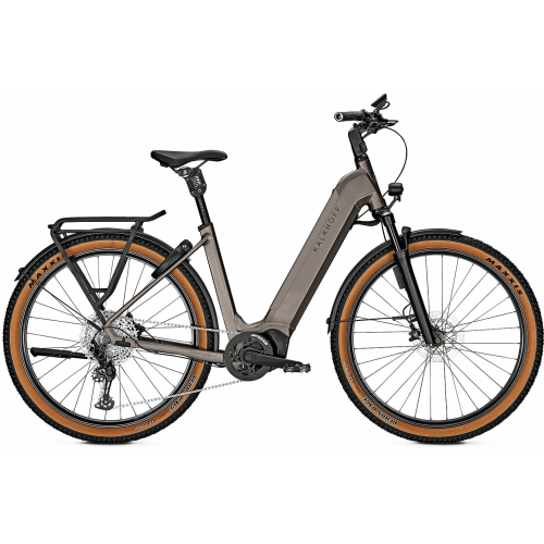 Kalkhoff ENTICE 5.B ADVANCE+ ABS (625 Wh), 11 Gang Kettenschaltung, Damenfahrrad, Wave, Modell 2024, 29 Zoll 43 cm moonstonegrey matt