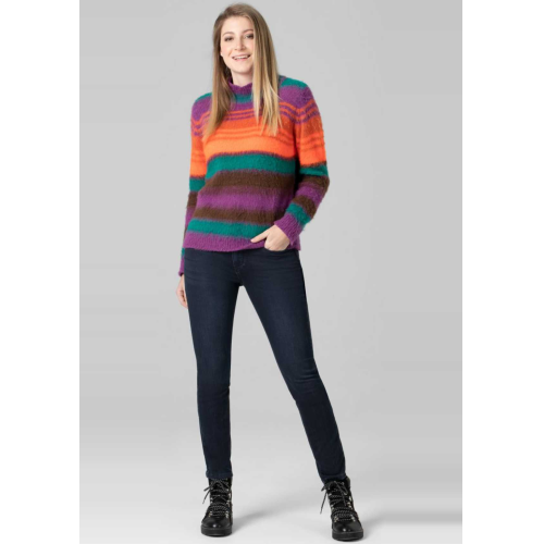 Timezone Damenjeans Slim EnyaTZ Womanshape night blue wash