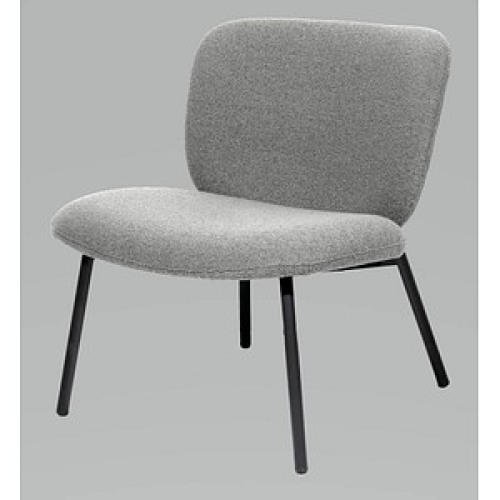 meet powered by PAPERFLOW Sessel TWIST grau schwarz Stoff