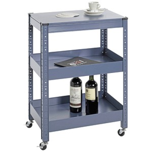 HAKU Möbel Servierwagen blau 50,0 x 32,0 x 75,0 cm
