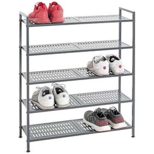 HAKU Möbel Schuhregal anthrazit 73,0 x 25,0 x 90,0 cm