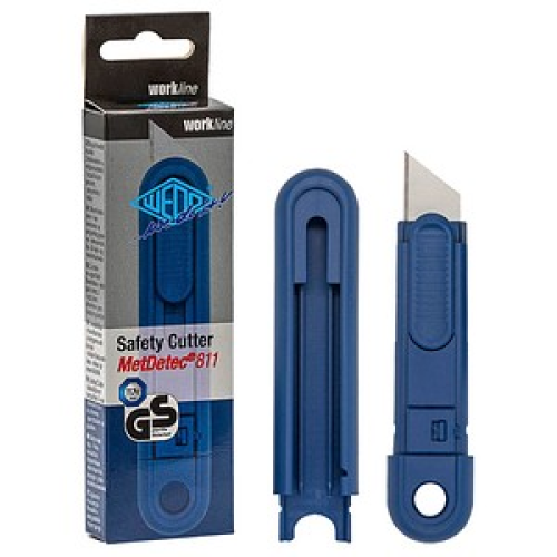 WEDO Cuttermesser Safety MetDetec blau 19,0 x 61,0 cm