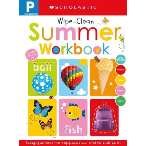 Scholastic - Pre-K Summer Workbook: Scholastic Early Learners (Wipe-Clean)