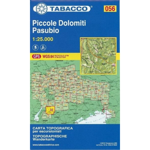 Tabacco Wandern Piccole Dolomiti Pasubio