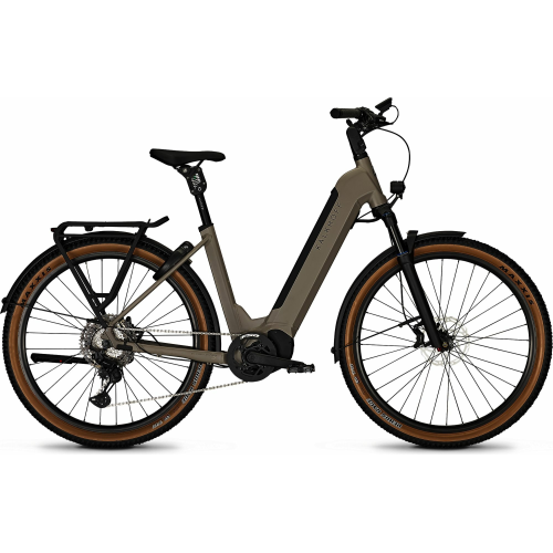 Kalkhoff ENTICE 5.B ADVANCE+ (625 Wh), 11 Gang Kettenschaltung, Damenfahrrad, Wave, Modell 2024, 29 Zoll 43 cm moonstonegrey matt
