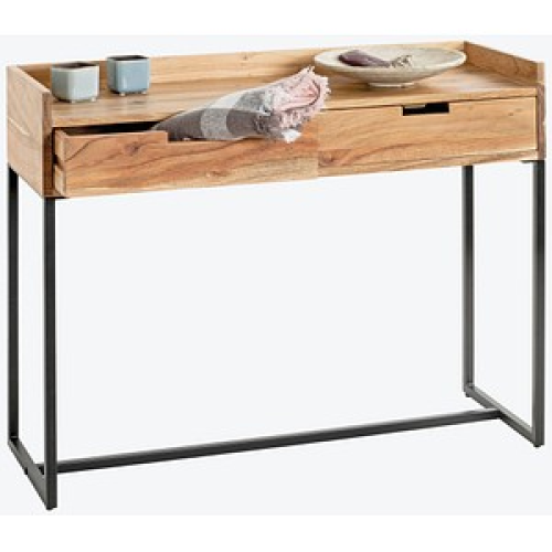 HAKU Möbel Konsolentisch Massivholz akazie 100,0 x 35,0 x 75,0 cm
