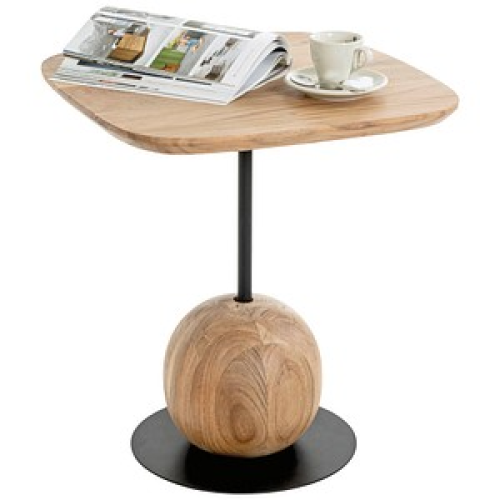 HAKU Möbel Beistelltisch Massivholz akazie 45,0 x 45,0 x 50,0 cm