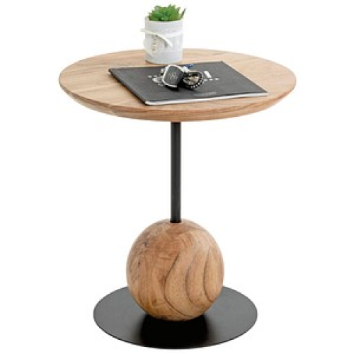 HAKU Möbel Beistelltisch Massivholz akazie 40,0 x 40,0 x 45,0 cm