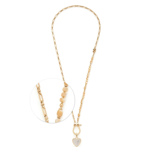 Leonardo 024441 Damen-Halskette Kareen 69 Goldfarben Clip&Mix