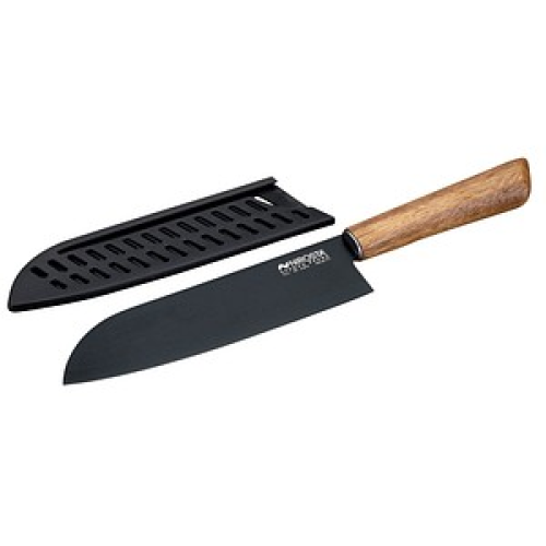 NIROSTA Santokumesser Flow Fair schwarz, Klinge: 18,0 cm