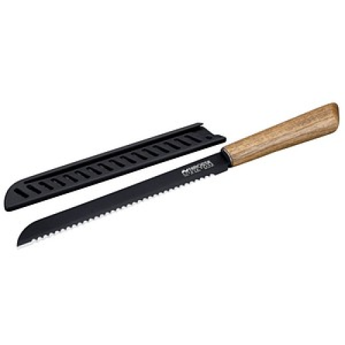 NIROSTA Brotmesser Flow Fair schwarz, Klinge: 20,0 cm