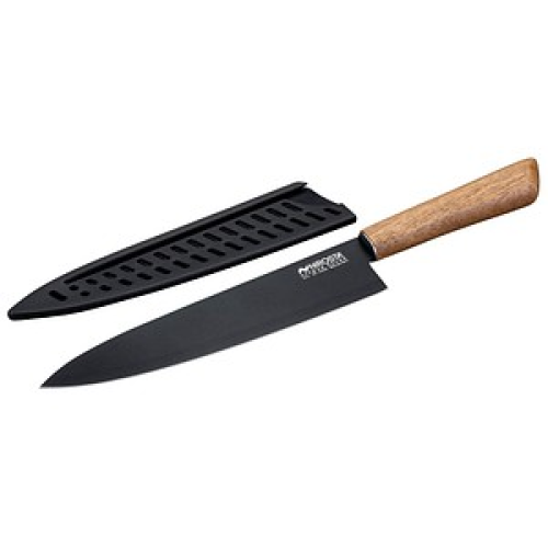 NIROSTA Kochmesser Flow Fair schwarz, Klinge: 20,5 cm