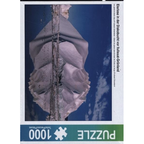 CALVENDO Puzzle Eisriese in der Diskobucht vor Ilulissat | 1000 Teile Lege-Größe 64x48cm Foto-Puzzle für glückliche Stunden
