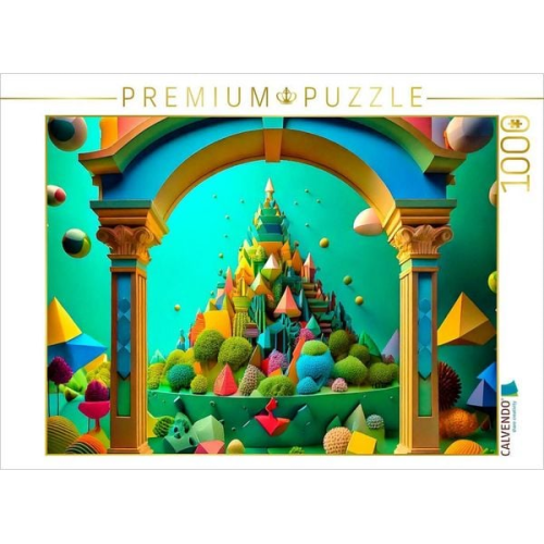 CALVENDO Puzzle Ausblick auf den Sponge-and-Peak-Cone | 1000 Teile Lege-Größe 64x48cm Foto-Puzzle für glückliche Stunden
