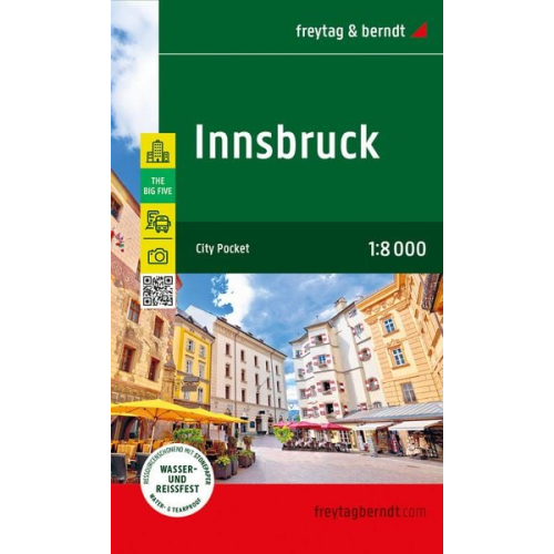 Innsbruck, Stadtplan 1:8.000, freytag & berndt