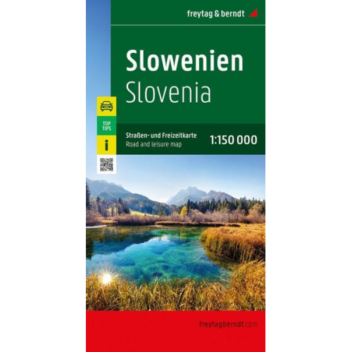 Slowenien, Straßen- und Freizeitkarte 1:150.000, freytag & berndt