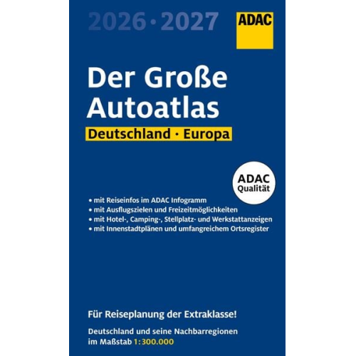 ADAC Der Große Autoatlas 2026/2027 Deutschland und seine Nachbarregionen 1:300.000